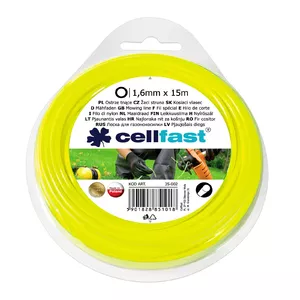 Cutting Line Round 1.6mm x 15m Cellfast CF35002 — Trimmer Line for Garden Tools