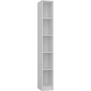 top e shop книжная полка REGAŁ R25 25 см белая — односекционная