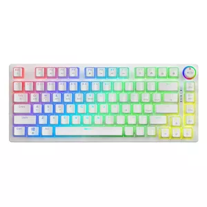 Игровая клавиатура Savio Phenix WHITE GAT RED PUD Проводная Беспроводная USB Bluetooth RGB LED