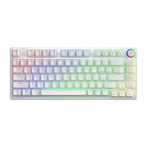 Gaming Keyboard Savio Phenix WHITE GAT YELLOW USB Bluetooth QWERTY