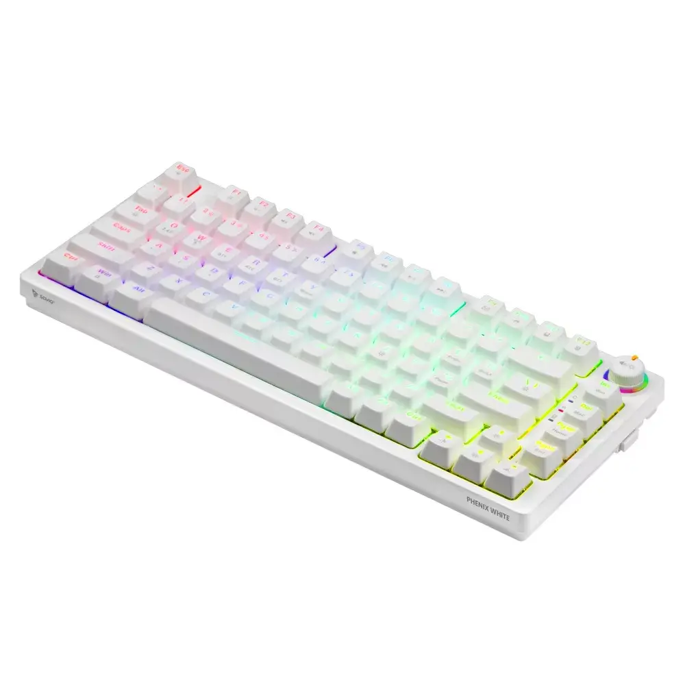 Игровая клавиатура Savio Phenix WHITE GAT YELLOW Photo 3