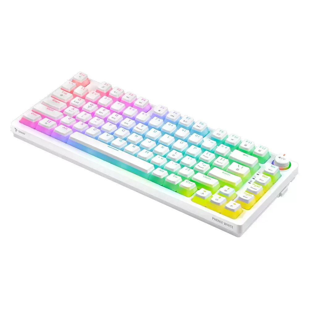 Spēļu tastatūra Savio Phenix WHITE GAT YEL PUD Photo 3