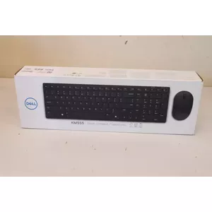 IZPĀRDOŠANA. Dell klusā tastatūra un pele - KM555 - igauņu (QWERTY) | Dell | Klusā tastatūra un pele | KM555 | Tastatūras un peles komplekts | Bezvadu | Igauņu (QWERTY) | BEZ IERĪCĒM | Melns | 2,4 GHz, Bluetooth 5.1 | Bezvadu savienojums