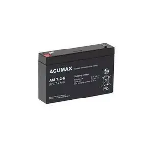 Rechargeable sealed lead-acid battery EMU AM7.2-6 6V 7.2Ah (maintenance-free)