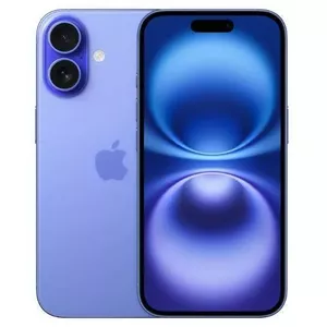 Смартфон Apple iPhone 16 6.1" (15,5 см), A18, 128 ГБ, 48 МП основная, Dual SIM, IP68, ультрамарин