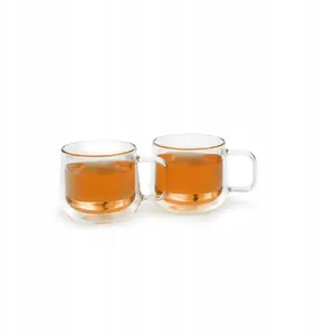 Double-walled glass cup Bredemeijer Merano 290 ml - insulated borosilicate drinking glass