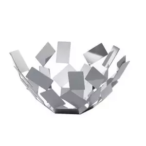 Serving basket Alessi MT02 Round Grey 273mm
