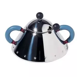Сахарница Alessi 9097 Синяя Нержавеющая сталь Высота 80мм Диаметр 10.5см