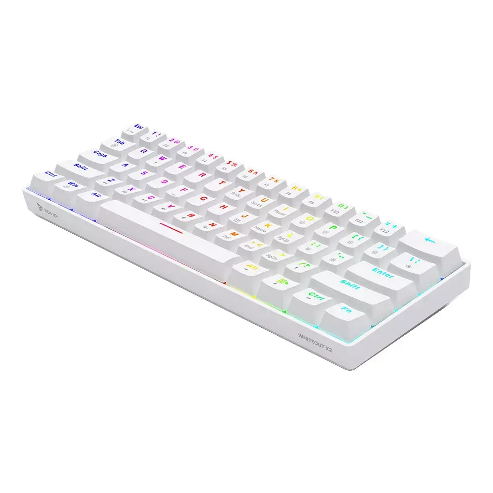 Spēļu tastatūra Savio WHITEOUT X2 PEACH Photo 4