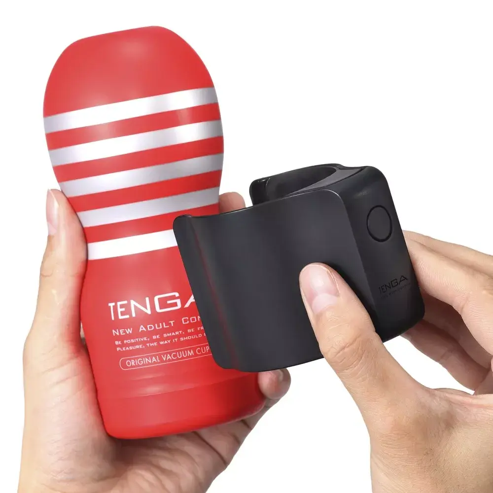 Мастурбатор TENGA Cup Silicone Black с вибратором Photo 2