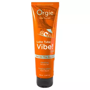 Personal lubricant Orgie Lube Tube Vibe Sex Beach 100 ml — water-based, edible, tingling effect