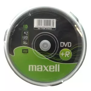 DVD+R discs MAXELL M160 4.7 GB 10 pcs 16x write speed 120 mm