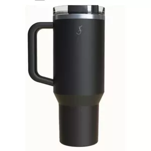 Termokrūze Lurch BIG CUP 1,2 l, nerūsējošā tērauda dubultsienu vakuuma, melna
