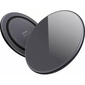 Wireless Charger Crong Indukcyjna 3 A CRG-PS15W-BLK – 15W Qi-compatible induction charging, black