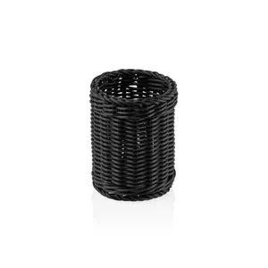 WAS accessory holder Weaver Pro, tabletop, diameter 12 cm, height 15 cm, black, polypropylene