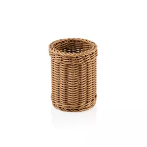 Holder WAS WEAVER PRO D12cm H15cm Brown PP – cylindrical plant/pot holder, polypropylene