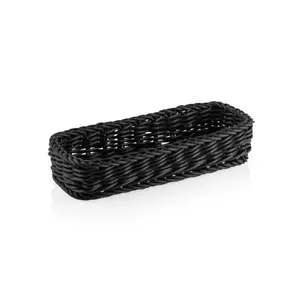 Accessory holder WAS DE1235076027, polypropylene, 27×10×5 cm, black