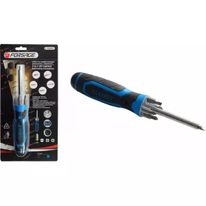 Screwdriver Forsage F-303855 universal with magnet — hand tool for fastening and loosening screws