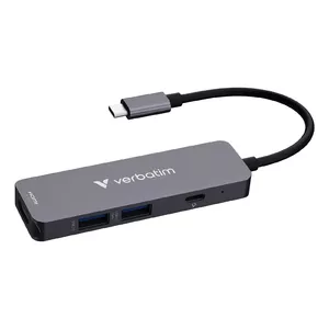 Мультипортовый хаб Verbatim USB-C Essentials 4 порта
