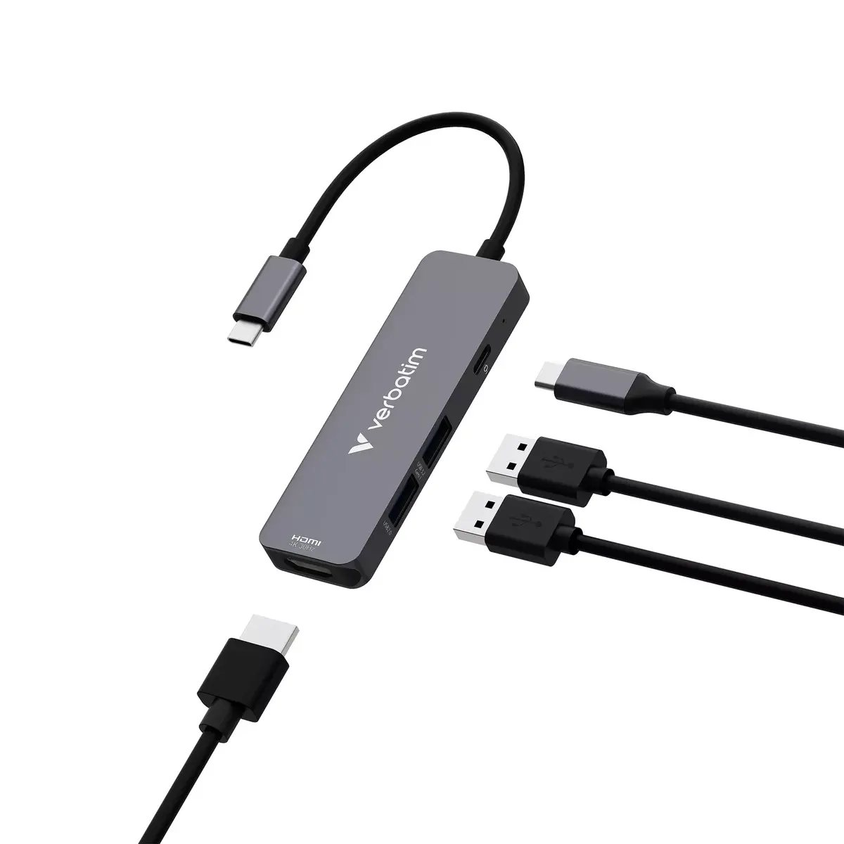 Мультипортовый хаб Verbatim USB-C Essentials Photo 2