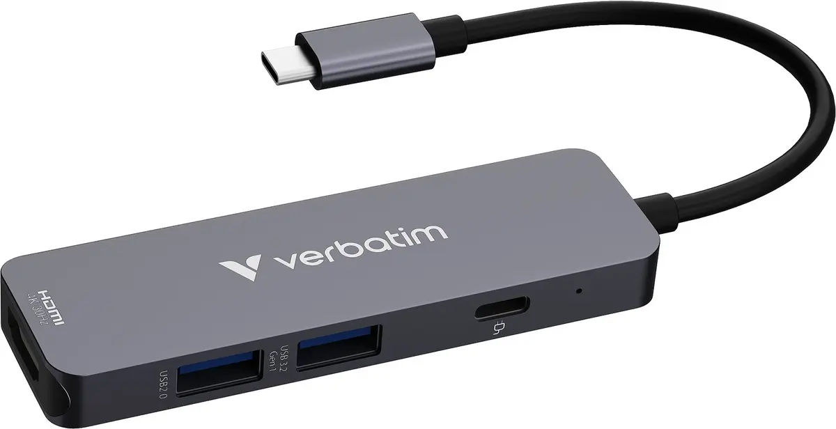 Мультипортовый хаб Verbatim USB-C Essentials Photo 3