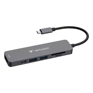 Мультипортовый хаб Verbatim USB-C Essentials 6 портов