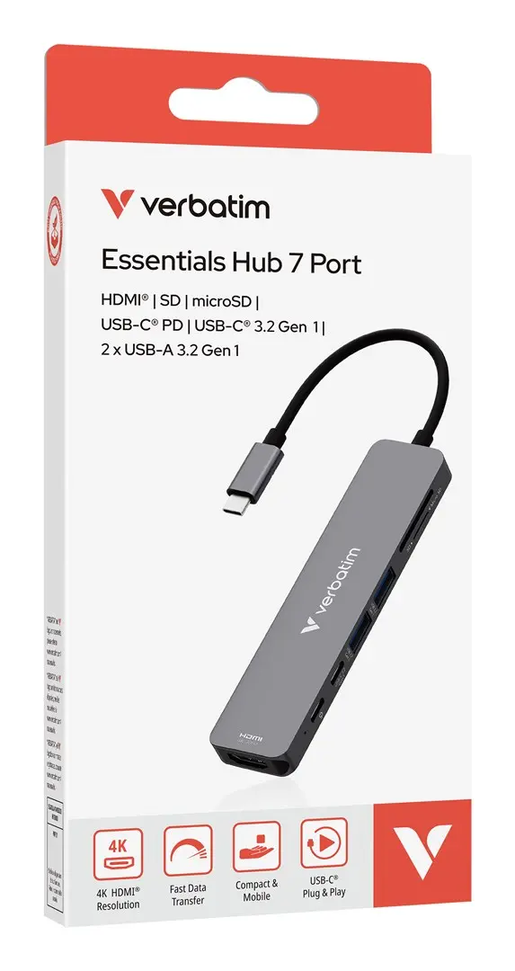 USB-C хаб Verbatim USB-C Essentials Multiport Hub Photo 5
