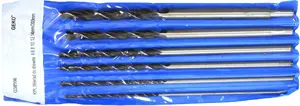 Drill Bit Set GEKO G38106 — wood bits 6 pcs, diameters 4–14 mm, length 300 mm