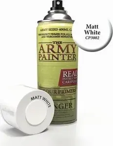 Грунтовка-спрей Army Painter Colour Primer Matt White для миниатюр и моделей