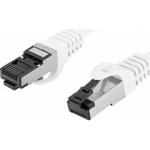 LANBERG Patchcord S/FTP Cat.8.1 1 m LSZH CU, fluke passed, white