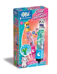 Набор маркеров Clementoni Mini Fabryka Zakreślaczy Sweet Pets 18166 — набор для изготовления цветных маркеров‑текстовыделителей