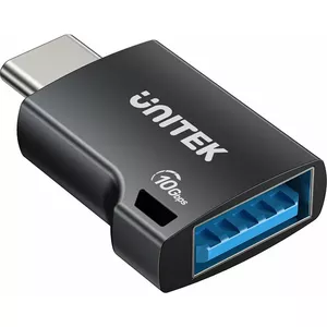 USB-C to USB Adapter Unitek A1048ABK01 — Black, USB-C male to USB-A female