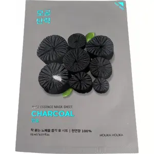 Sejas maska Holika Holika Pure Essence Mask — Aktivētais ogle, 1 gab., sejas kopšanai