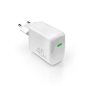 Зарядное устройство PURO PUFCMTCUSBC45WGWHI — 45 Вт USB‑C для дома, AC, универсальное, белое