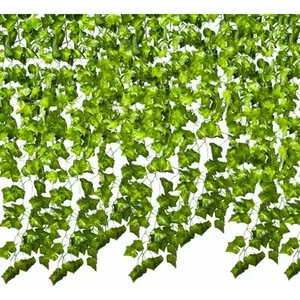 Artificial Ivy Garland Gardlov 12.6 m – Decorative Faux Ivy Garland for Indoor and Outdoor Use