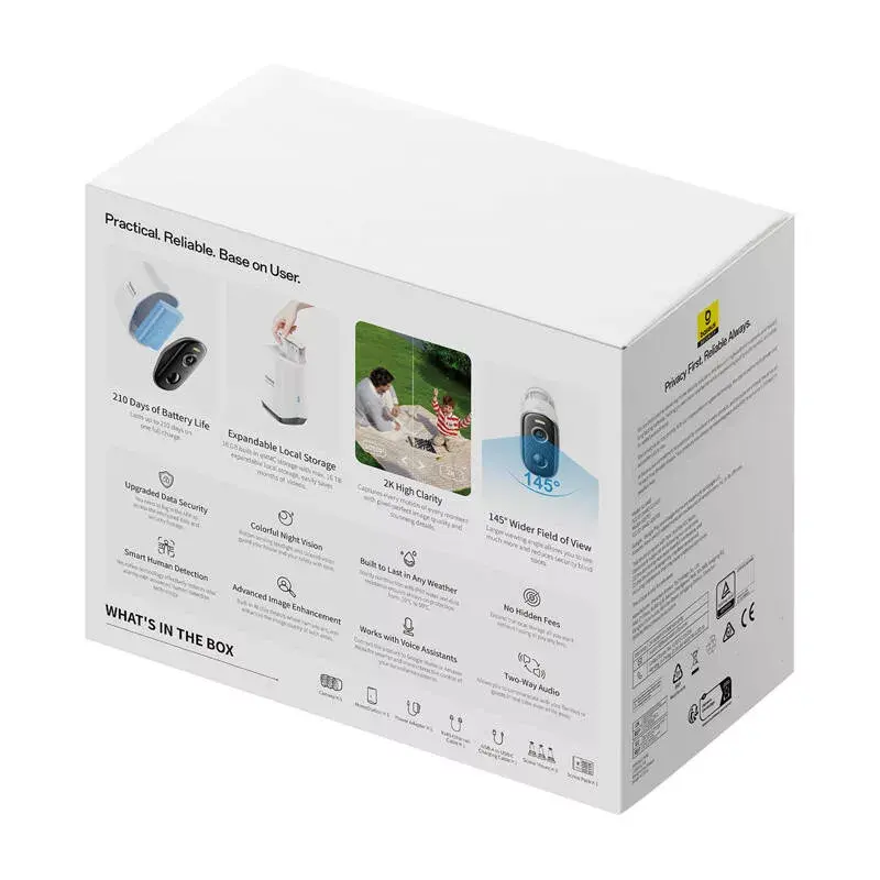 Surveillance Camera Baseus N1 2K Photo 5