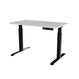 Письменный стол с электрической регулировкой высоты cama meble MOON 121x67x72–120 см, прямоугольная столешница из ДСП, 100–240 В