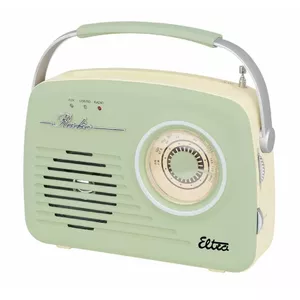Tabletop radio Eltra LUIZA RETRO SP-11 with MP3, USB and SD card support, mint color