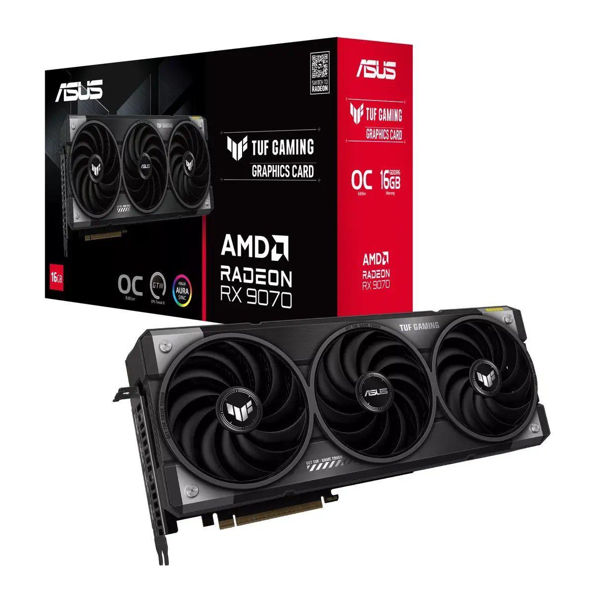 Видеокарта Asus TUF Gaming Radeon RX 9070 OC Edition Photo 11