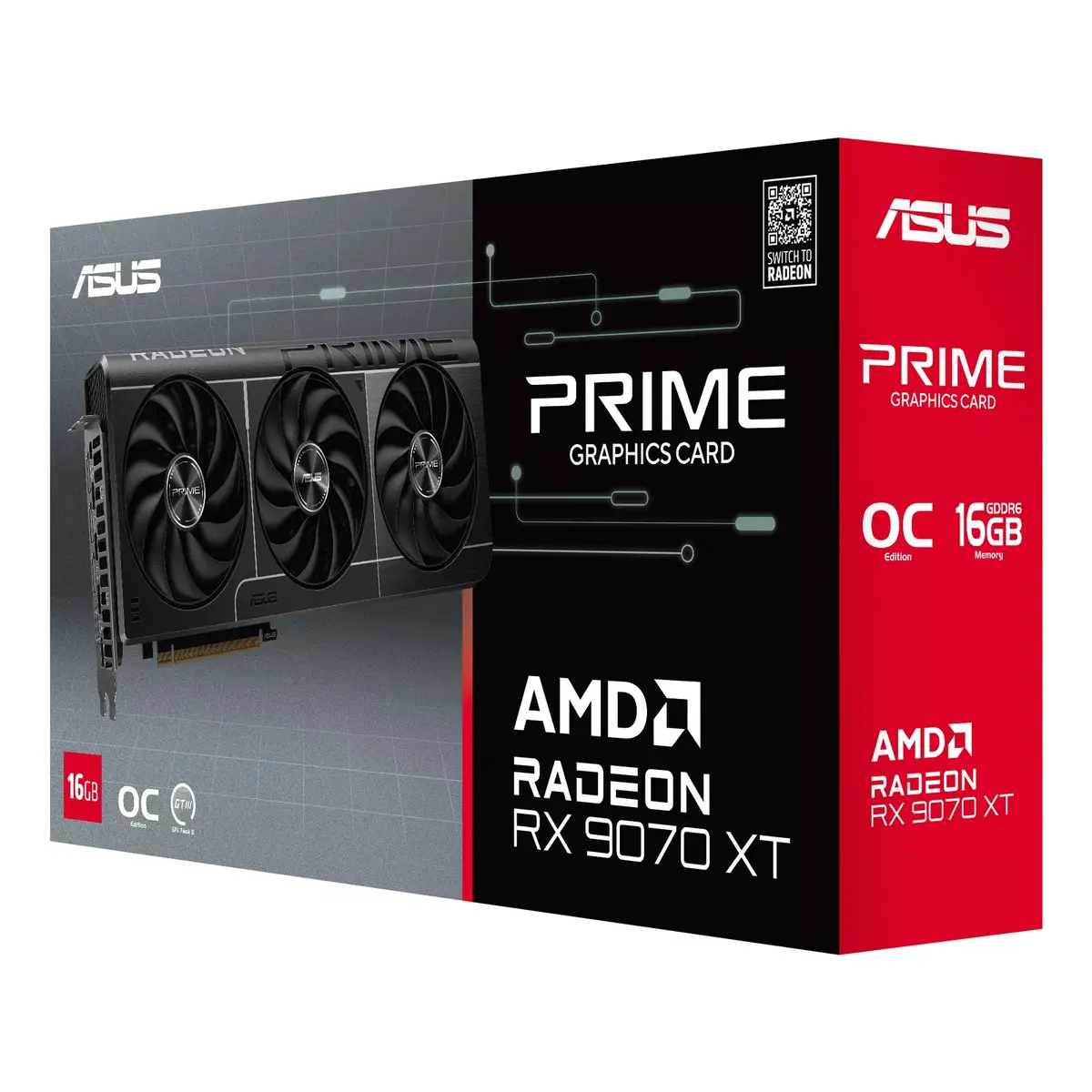 ASUS PRIME RX 9070 XT 16 ГБ видеокарта Photo 12