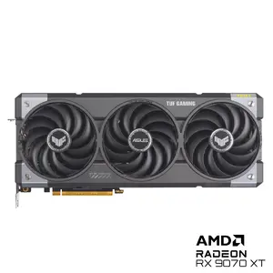 Graphics card Asus Radeon RX 9070 XT, 16 GB GDDR6, PCIe 5.0, 256-bit, 3060 MHz boost