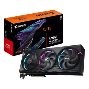 Видеокарта GIGABYTE Radeon RX 9070 XT 16GB GDDR6, PCIe 5.0, 256-bit, 339×136×59 мм
