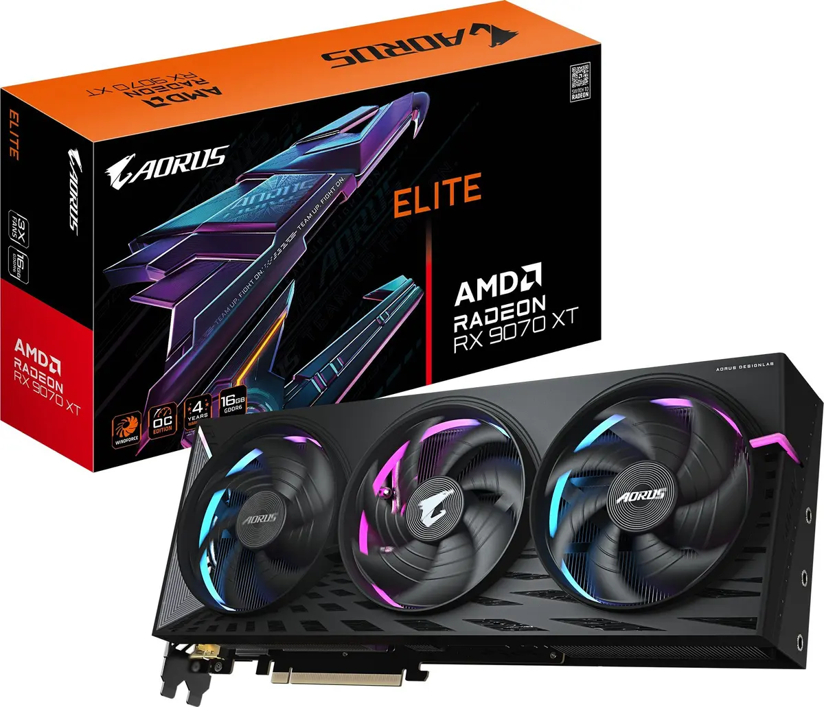 Grafiskā karte GIGABYTE Radeon RX 9070