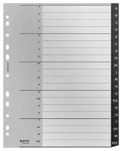 Divider Leitz 12190000, Polypropylene (PP) A4, Black, 238×297×3 mm, 1 pc