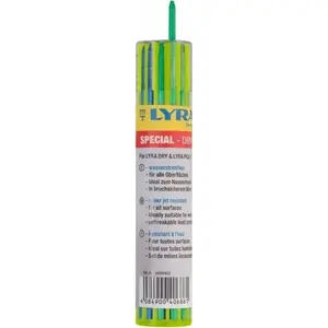 Refill set for Lyra Dry Basic markers — 4 white, 4 green, 4 blue ink cartridges