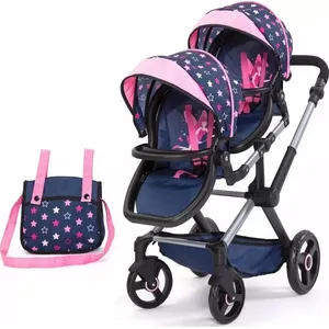 Twin stroller BAYER model 26716AA (for two children) - compact twin pushchair, model 67167