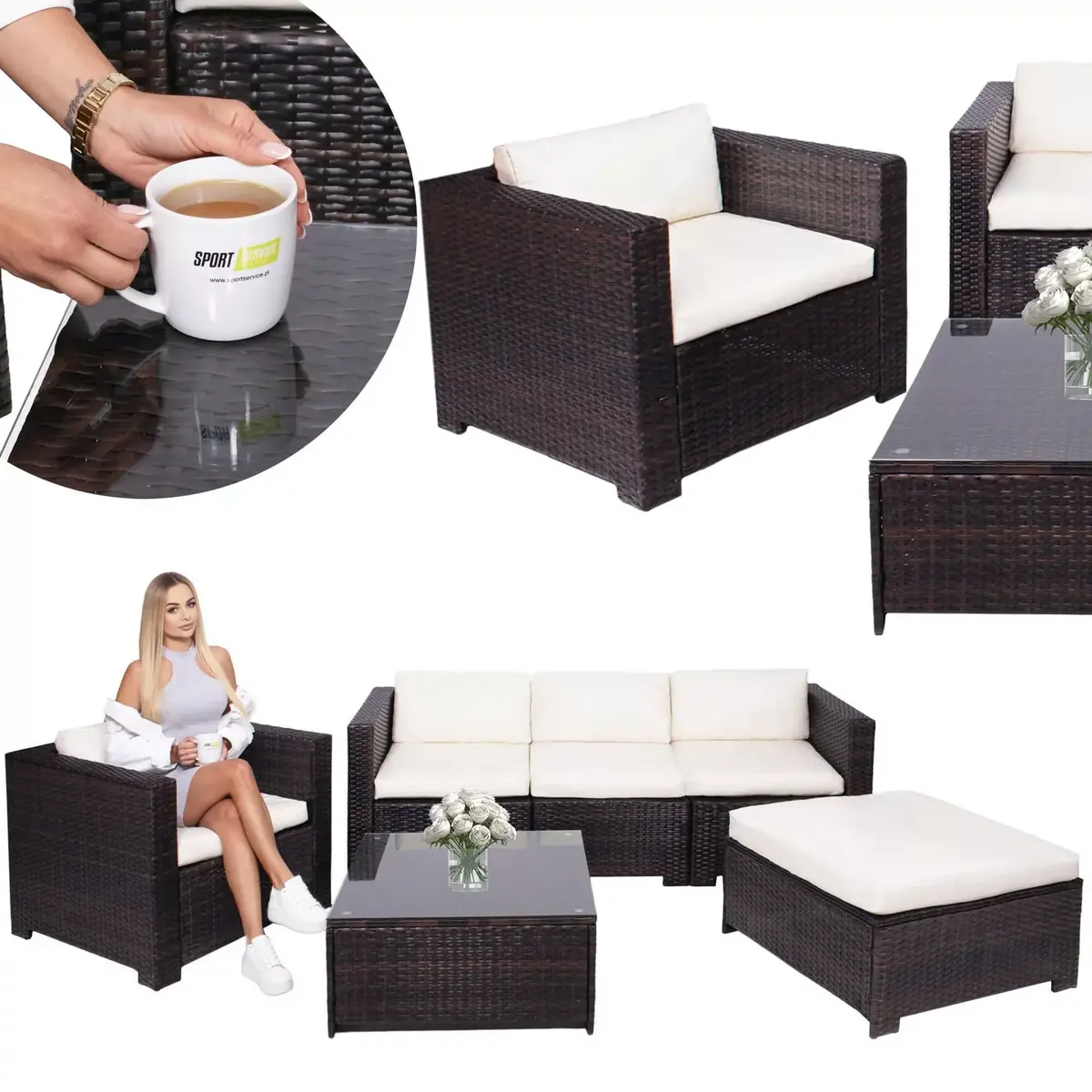 Garden furniture set Springos GF0062 Photo 6