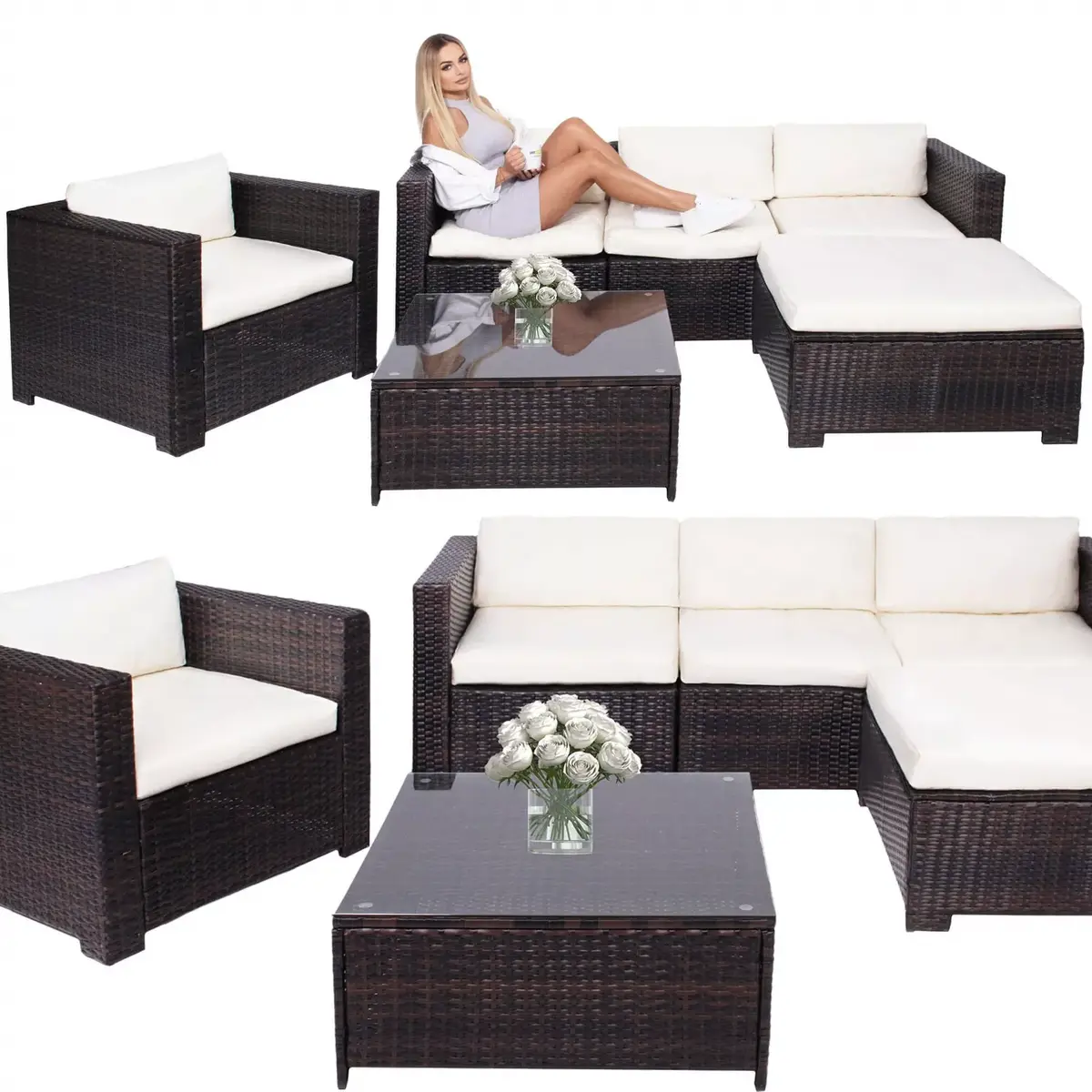 Garden furniture set Springos GF0062 Photo 7