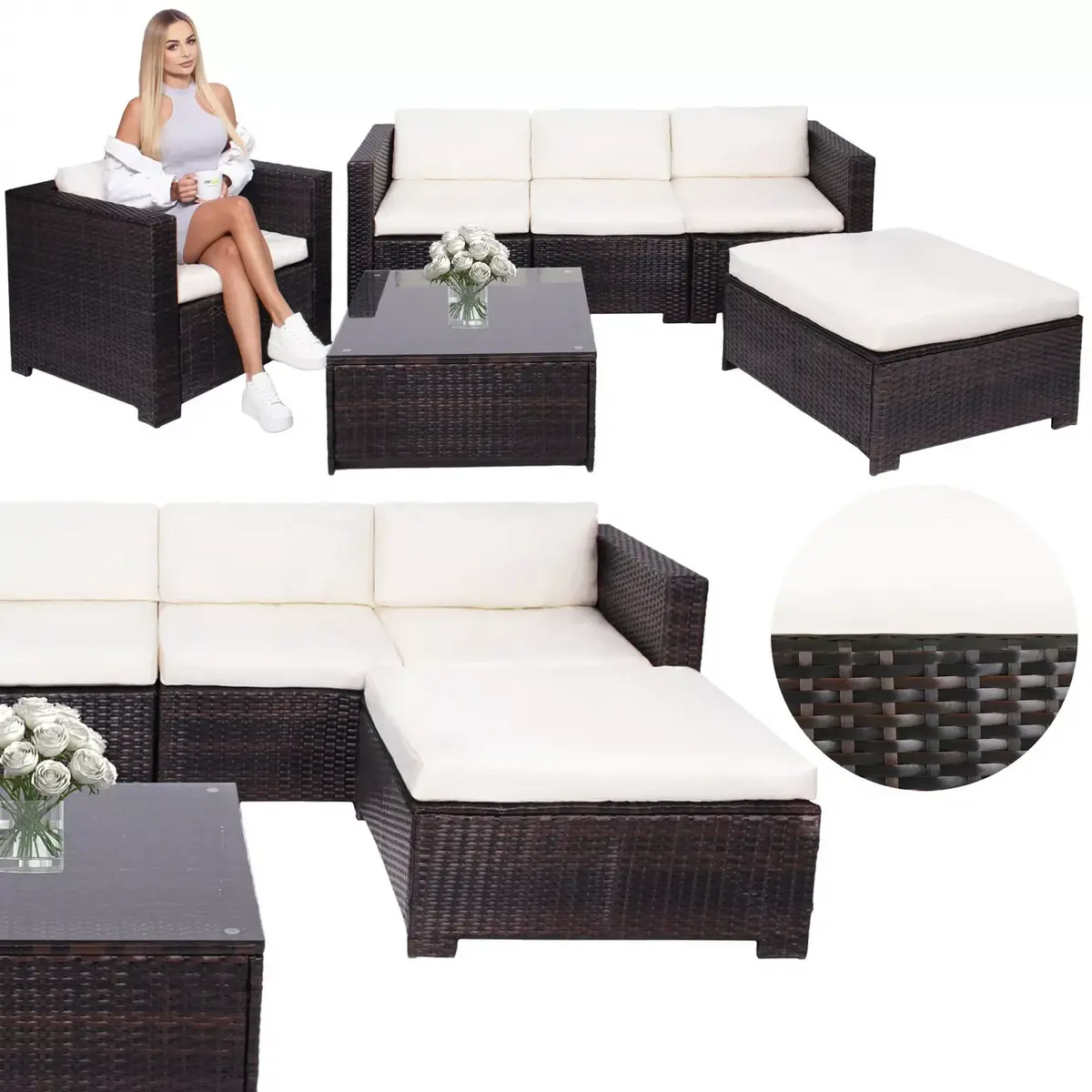 Garden furniture set Springos GF0062 Photo 8