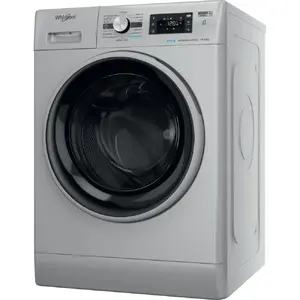 Стиральная машина с сушкой Whirlpool FFWDB 964489 SBSV EE — фронтальная 6 кг стирка и сушка, 1400 об/мин, серебристая